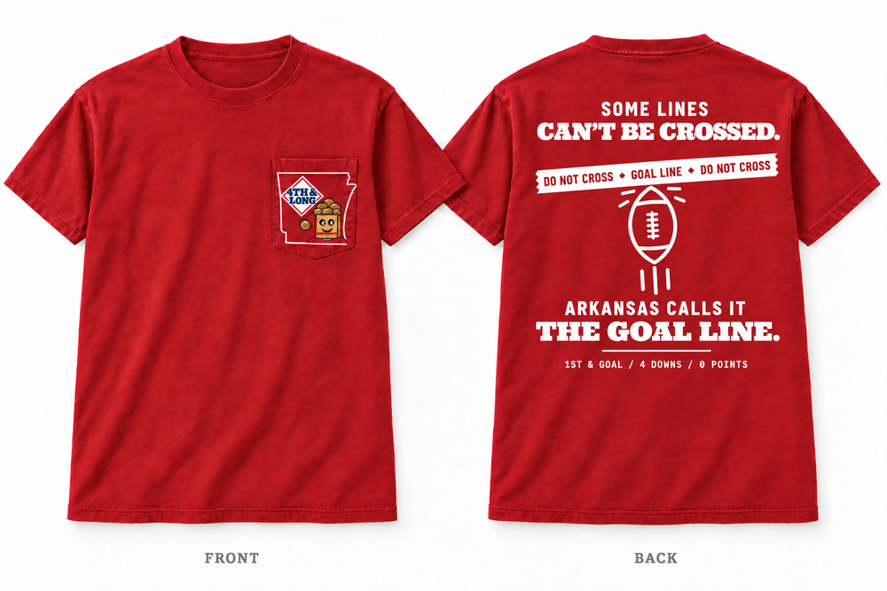 The Goal Line — Short Sleeve Pocket Tee